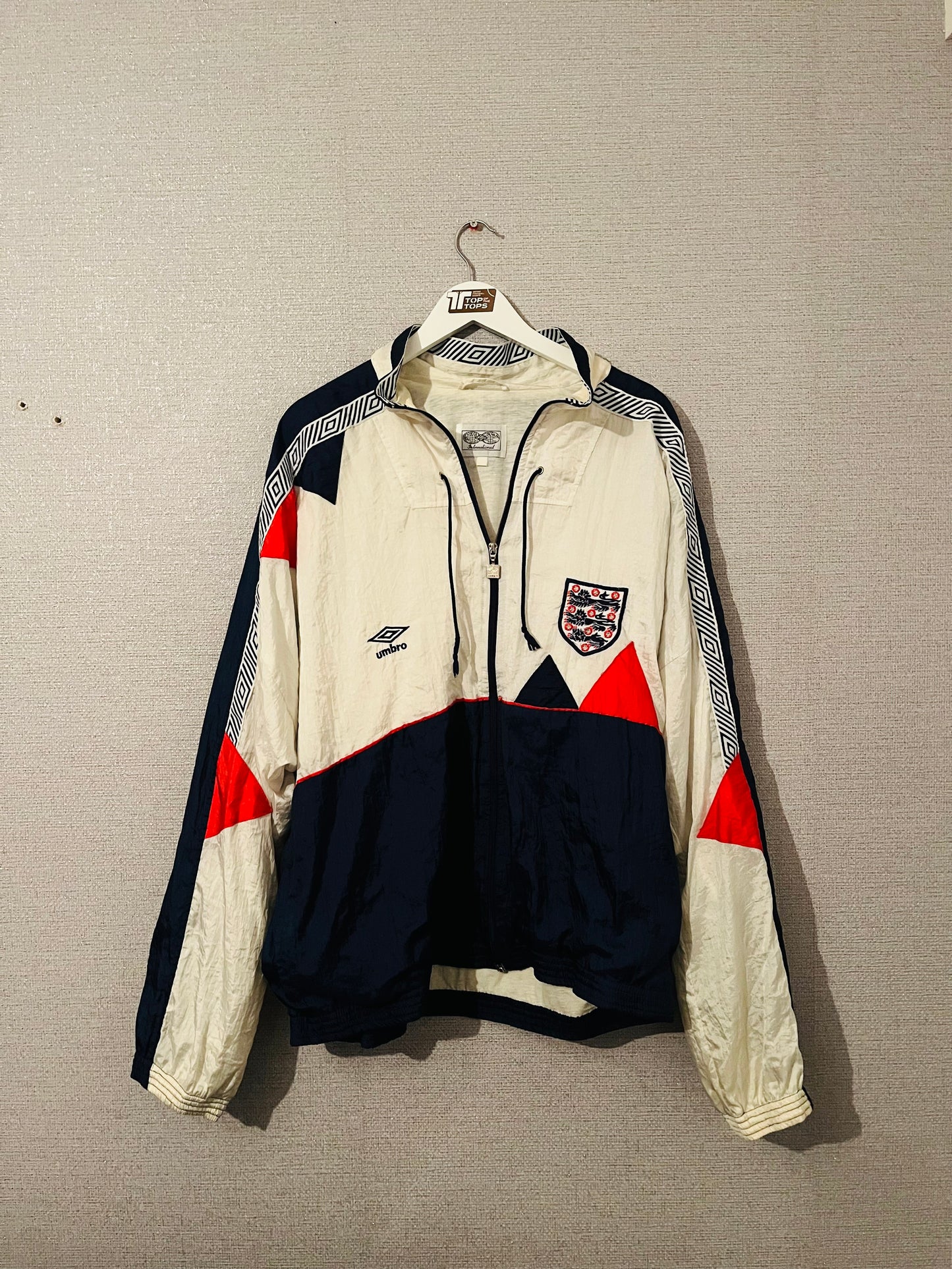 England track (shell suit) jacket top World Cup 1990 XL