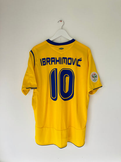 Sweden home football shirt     W/C 2006 Zlatan XL