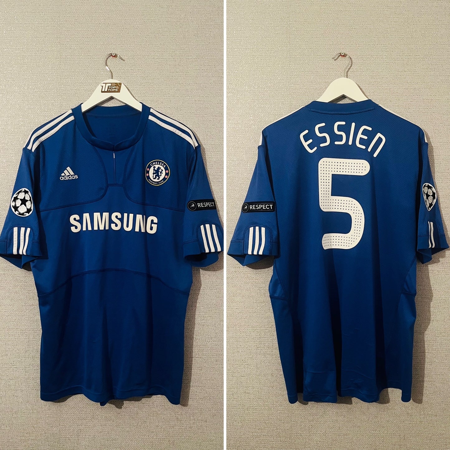 Chelsea home football shirt 2009/10 Essien XL
