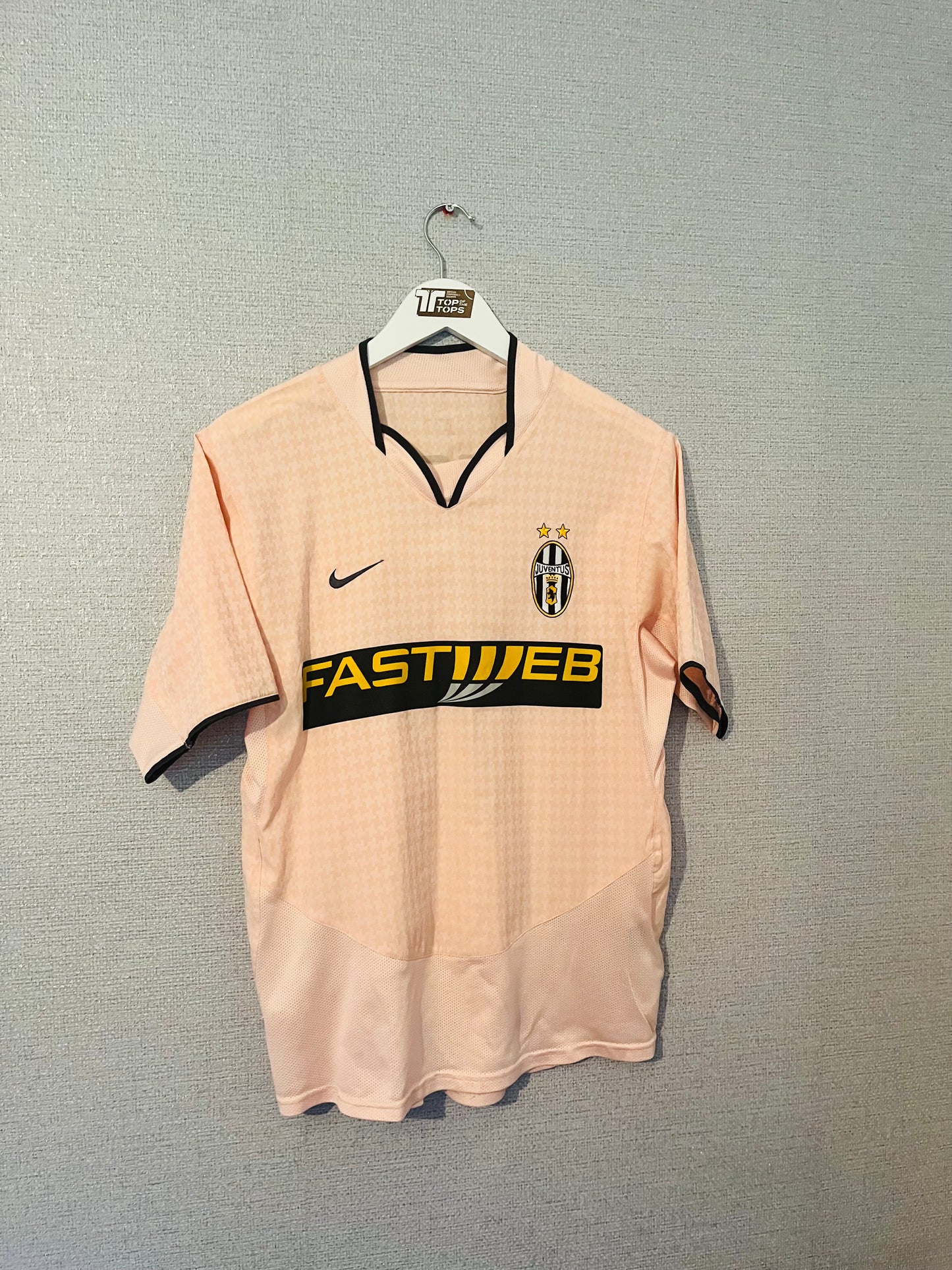 Juventus away football shirt 2003/04 Trezeguet Small/Medium
