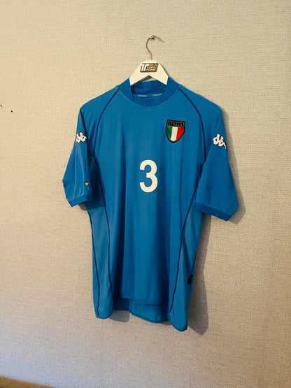 Italy home football shirt 2000/02 Maldini medium/large