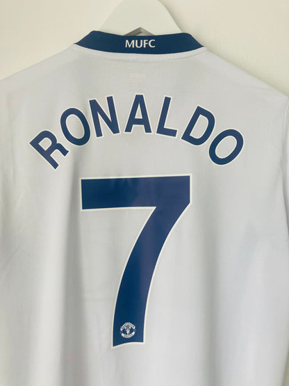 Manchester United away football shirt 2008/09 CR7 embroidered Medium