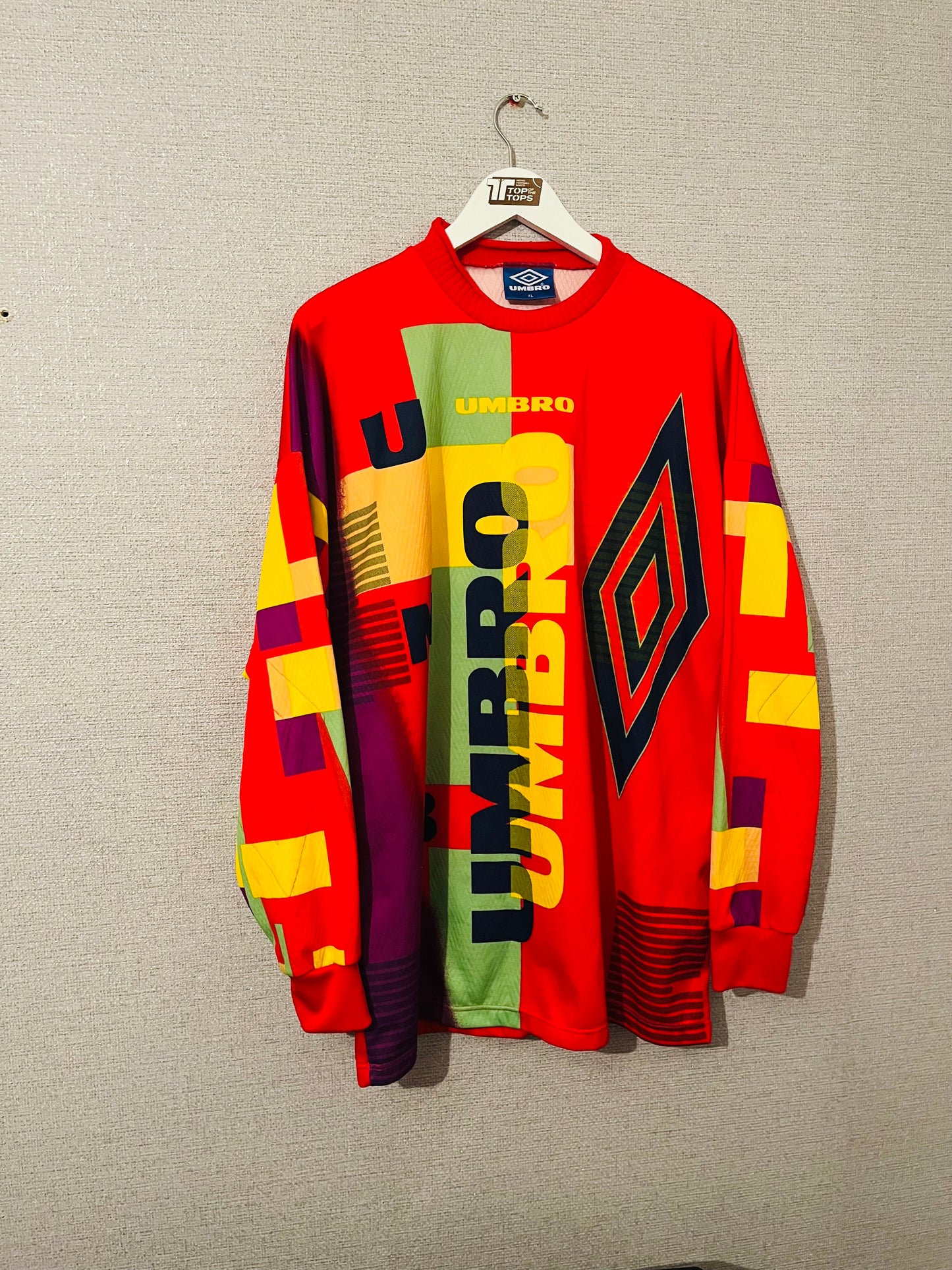 England goalkeeper football shirt 1995/97 XL