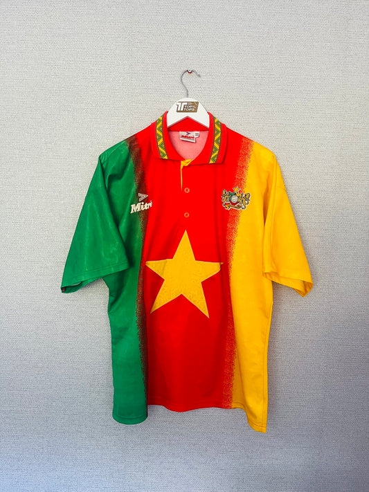Cameroon home football shirt    W/C 1994 XL