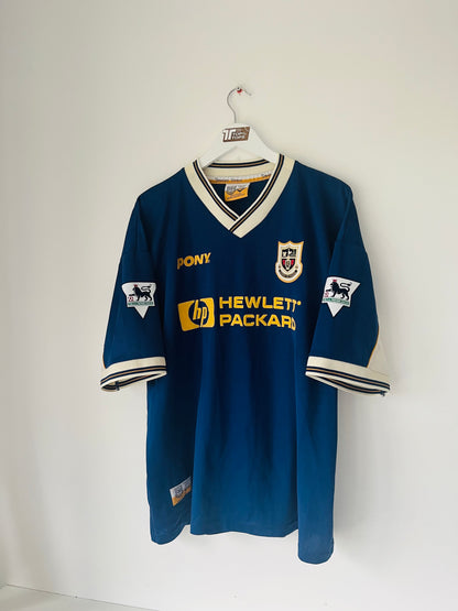 Tottenham Hotspur away football shirt 1997/98 Ginola XL