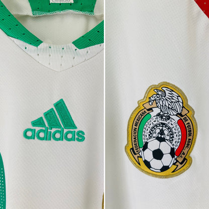 Mexico away football shirt 2008/09 Blanco medium