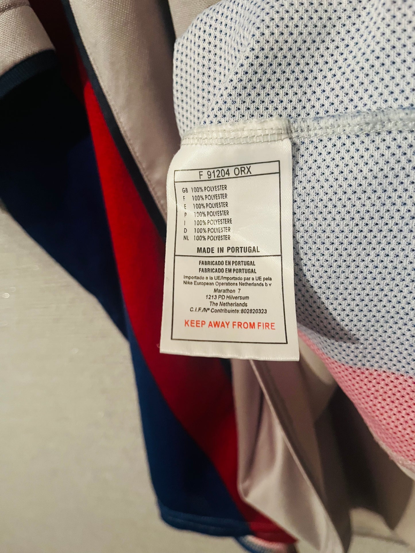 Barcelona away football shirt 1998/2000 Kluivert XXL