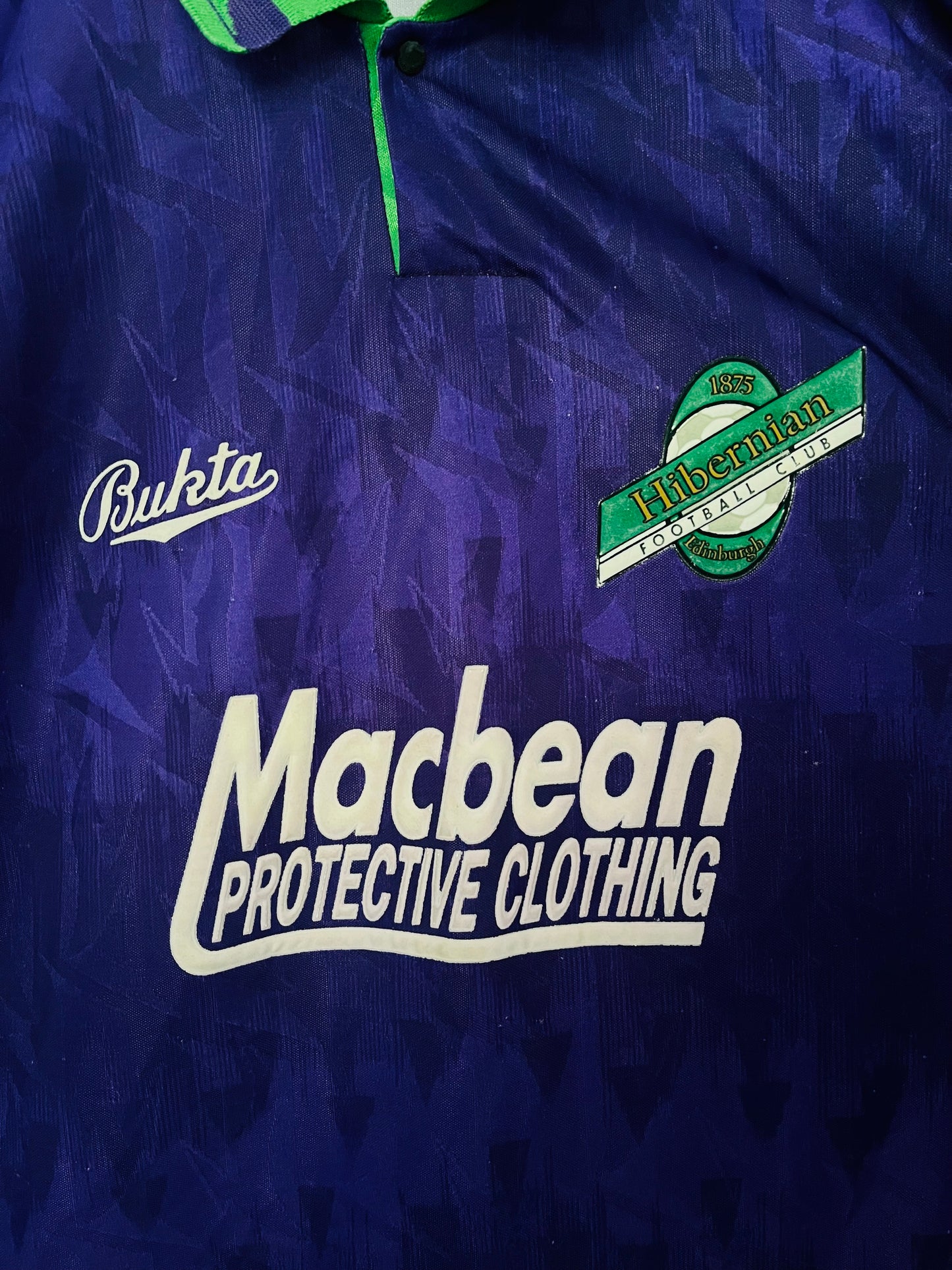 Hibernian away football shirt 1992/94 Large