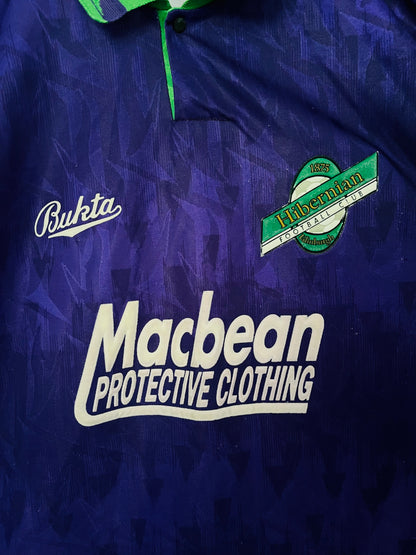 Hibernian away football shirt 1992/94 Large