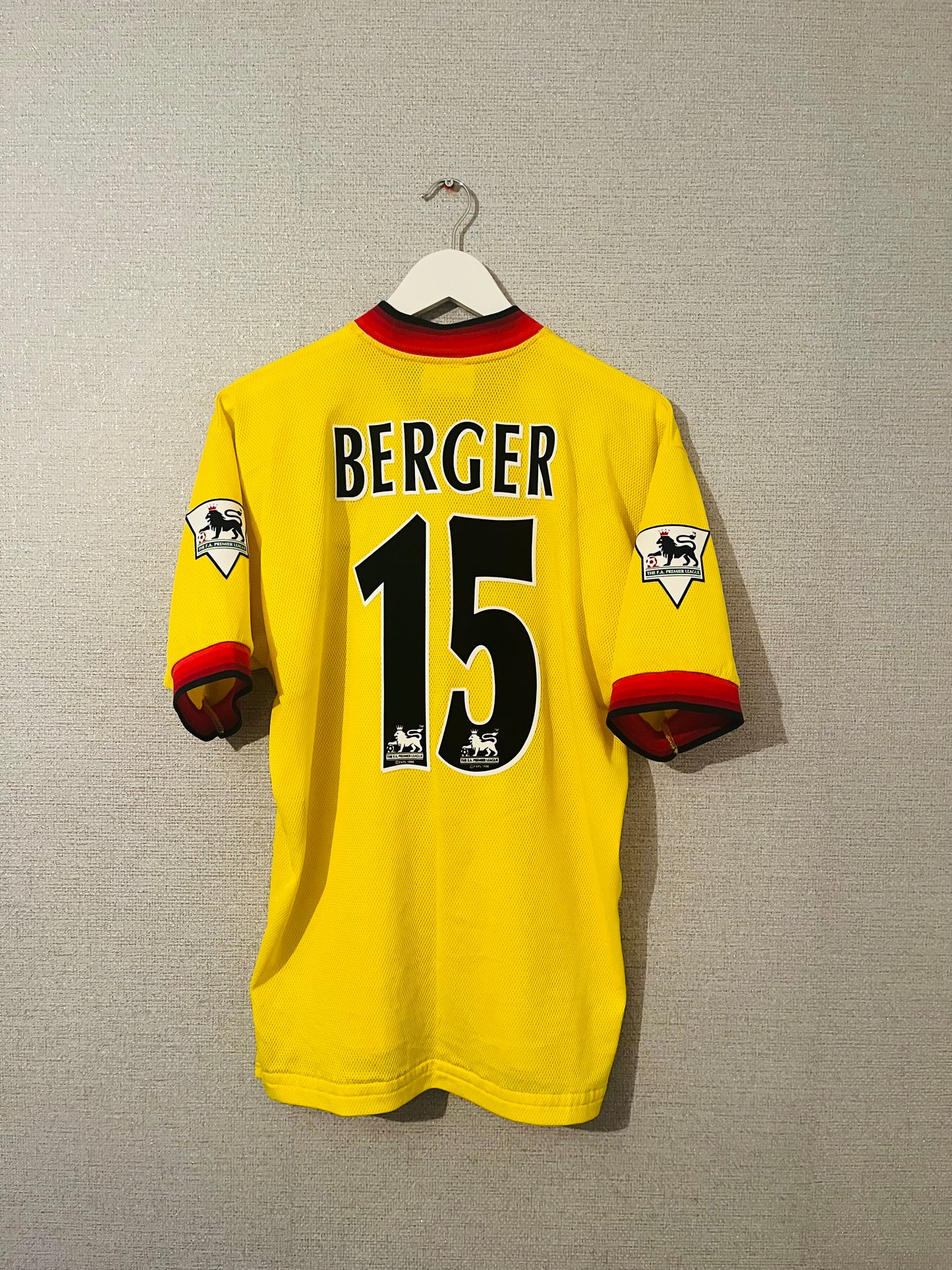 Liverpool away football shirt 1997/99 Berger Medium