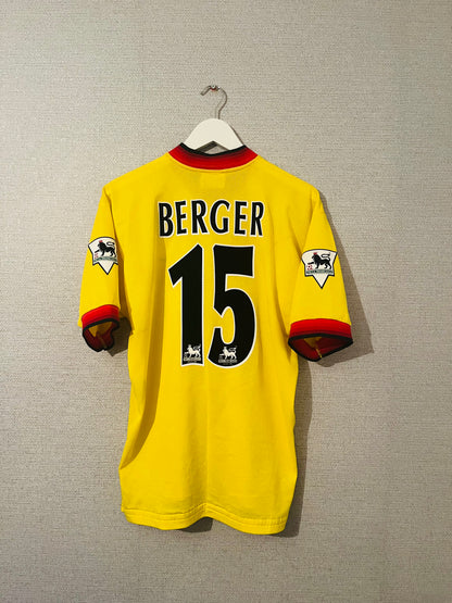 Liverpool away football shirt 1997/99 Berger Medium