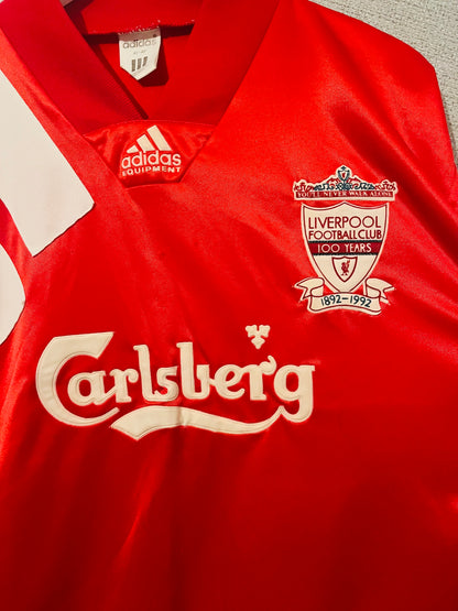 Liverpool home football shirt 1992/93 Centenary Large