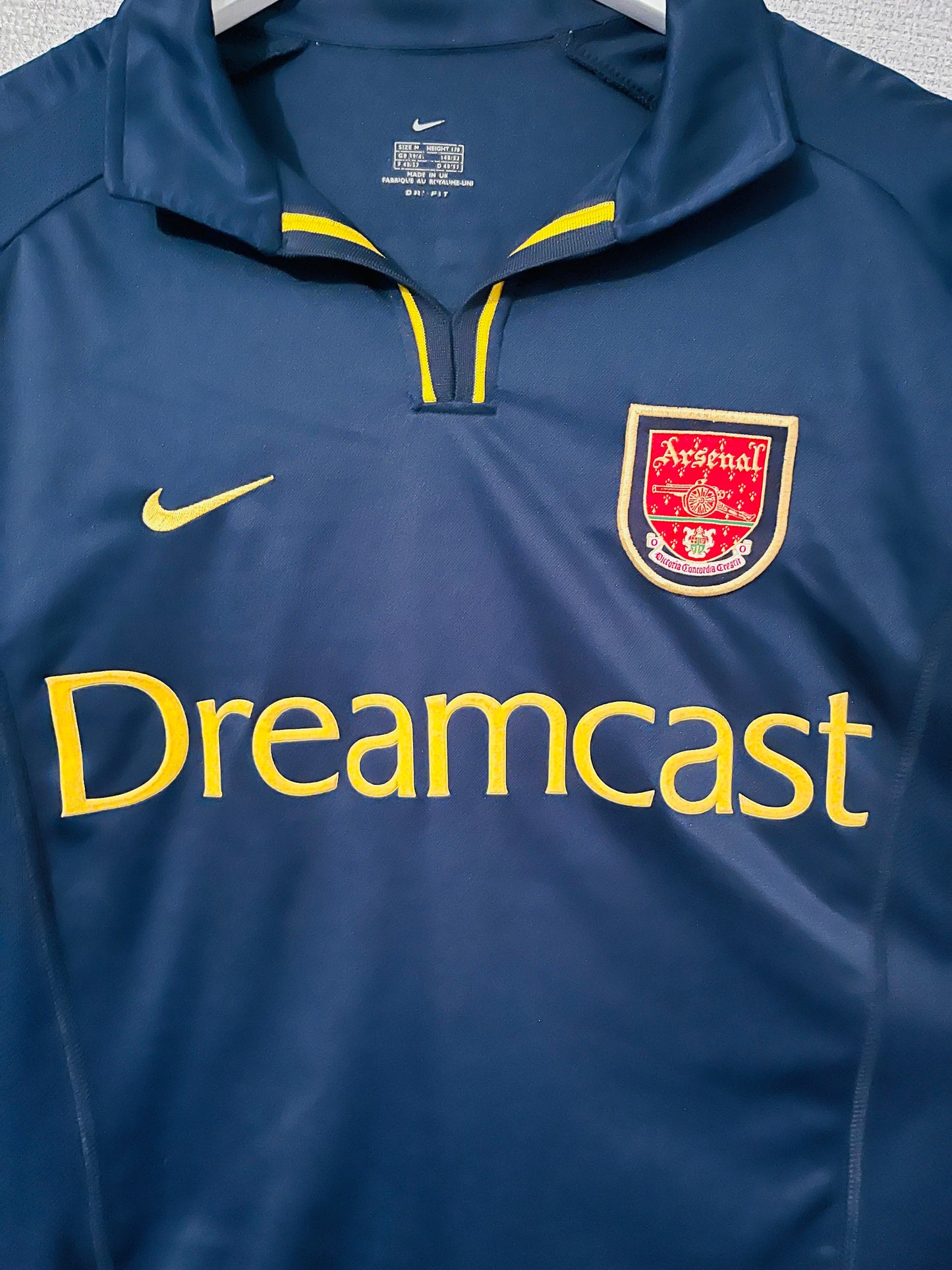 Arsenal third football shirt 2000/01 Vieira Medium