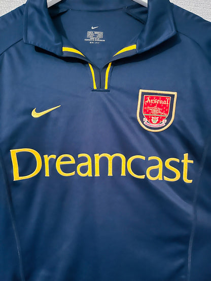 Arsenal third football shirt 2000/01 Vieira Medium