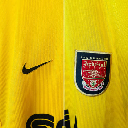 Arsenal away football shirt 1999/2001 Bergkamp XXL