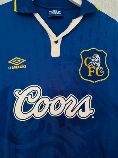 Chelsea home football shirt 1995/97 Vialli Medium