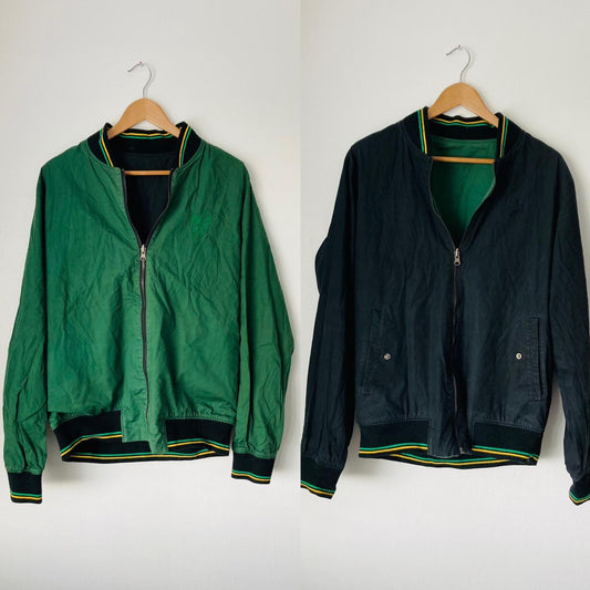 Norwich City Green & Navy Reversible Jacket (M)