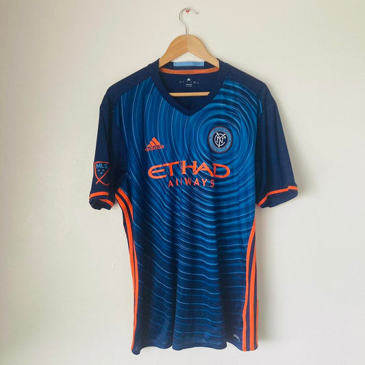 New York City 2016/2017 Blue Away Football Shirt (XL)