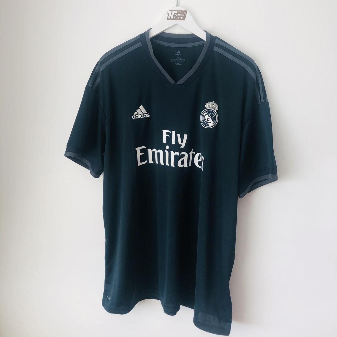 Real Madrid 2018/2019 Navy Third Football Shirt (XL)