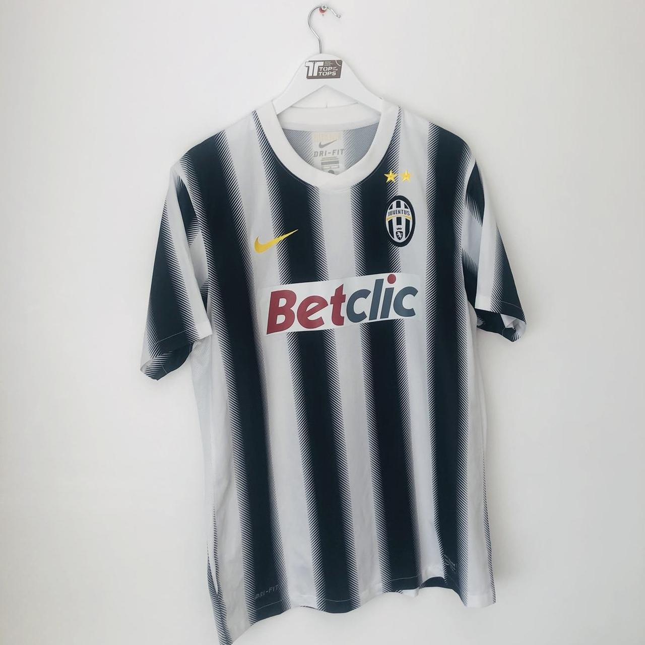 Juventus 2011/2012 Black & White Home Football Shirt (L)