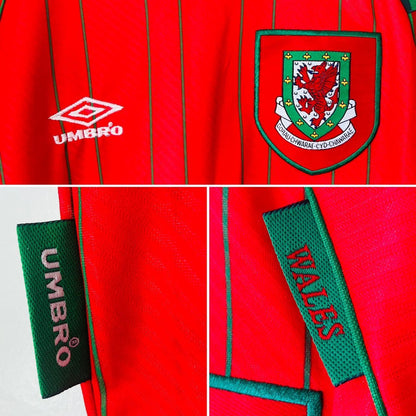 Wales 1994/1996 Red Home Football Shirt (XXL)