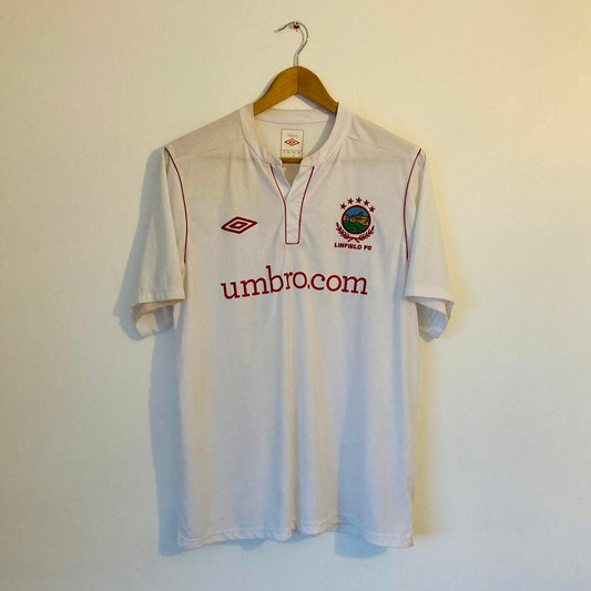 Linfield 2012/2013 White Away Football Shirt (L)