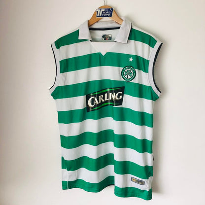 Celtic 2004 Green & White Football Shirt (XL)