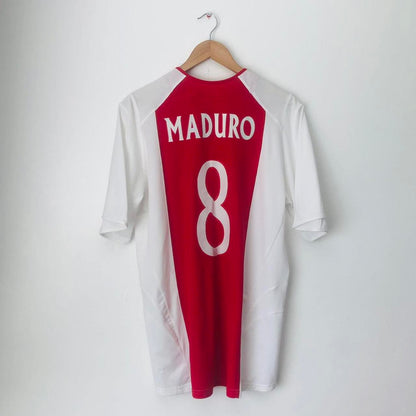 Ajax 2005/2006 Red & White Home Football Shirt (L)