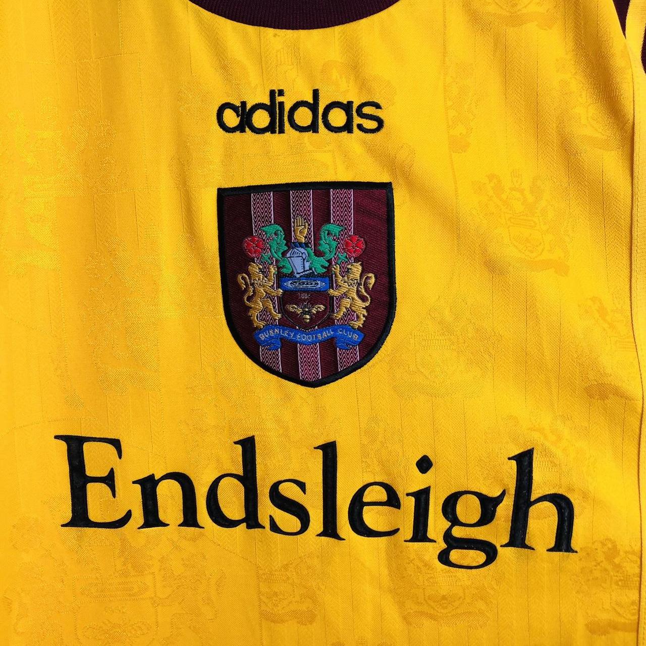 Burnley 1996/1997 Yellow Away Football Shirt (L)