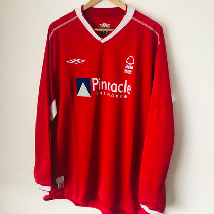 Nottingham Forrest 2002/2003 Red Home Football Shirt (XL)