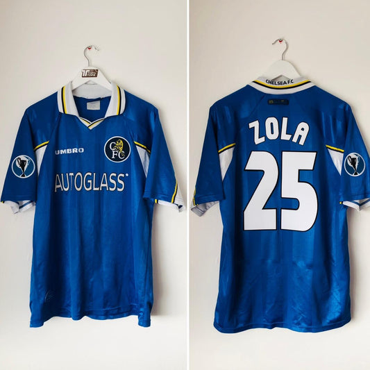 Chelsea 1997/1998 Blue Home Football Shirt (XL)
