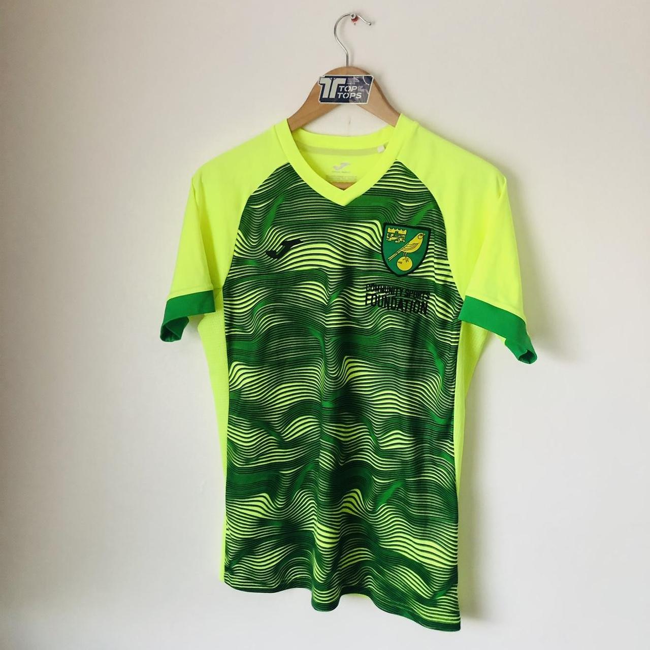 Norwich Neon Green Football Training Shirt (S)