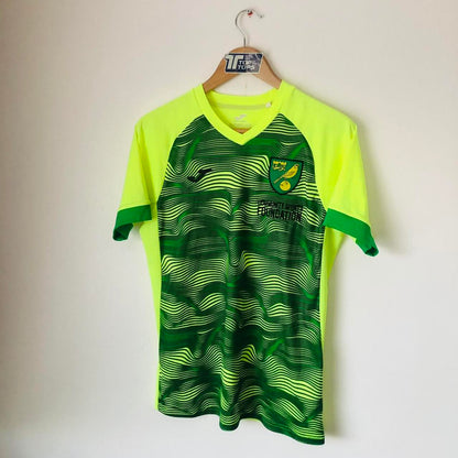 Norwich Neon Green Football Training Shirt (S)