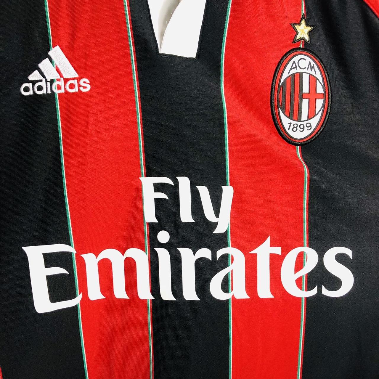 AC Milan 2012/2013 Red & Black Home Football Shirt (M)