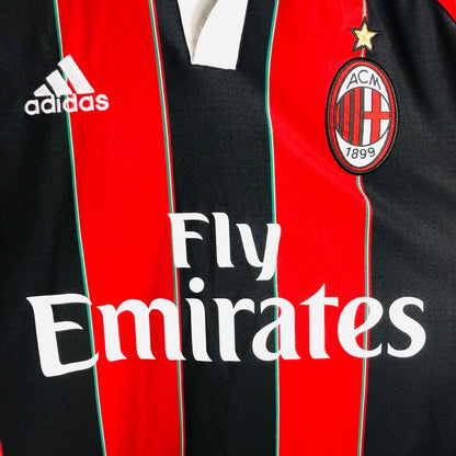 AC Milan 2012/2013 Red & Black Home Football Shirt (M)