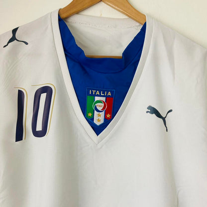 Italy 2006/2007 White Away Football Shirt (L)