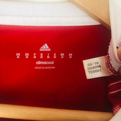 River Plate 2016/2017 Red & White Away Football Shirt (M)