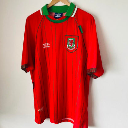 Wales 1994/1996 Red Home Football Shirt (XXL)