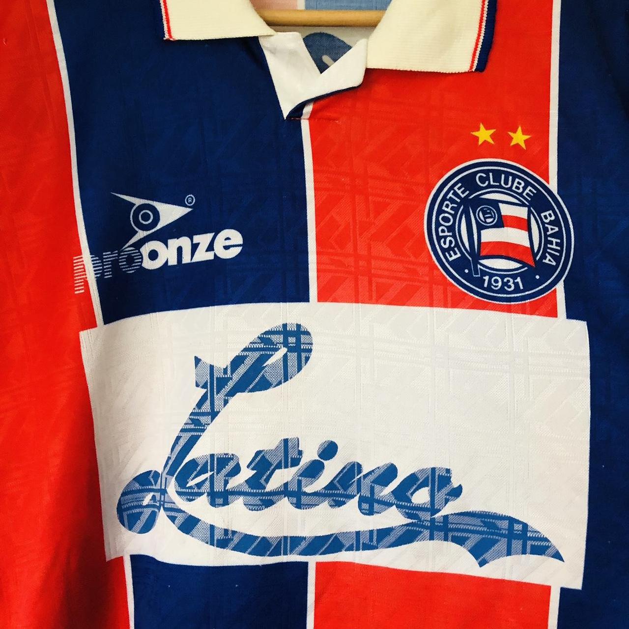 Esporte Club Bahia 1994/1995 Red & Blue Football Shirt (M)