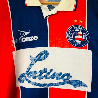 Esporte Club Bahia 1994/1995 Red & Blue Football Shirt (M)
