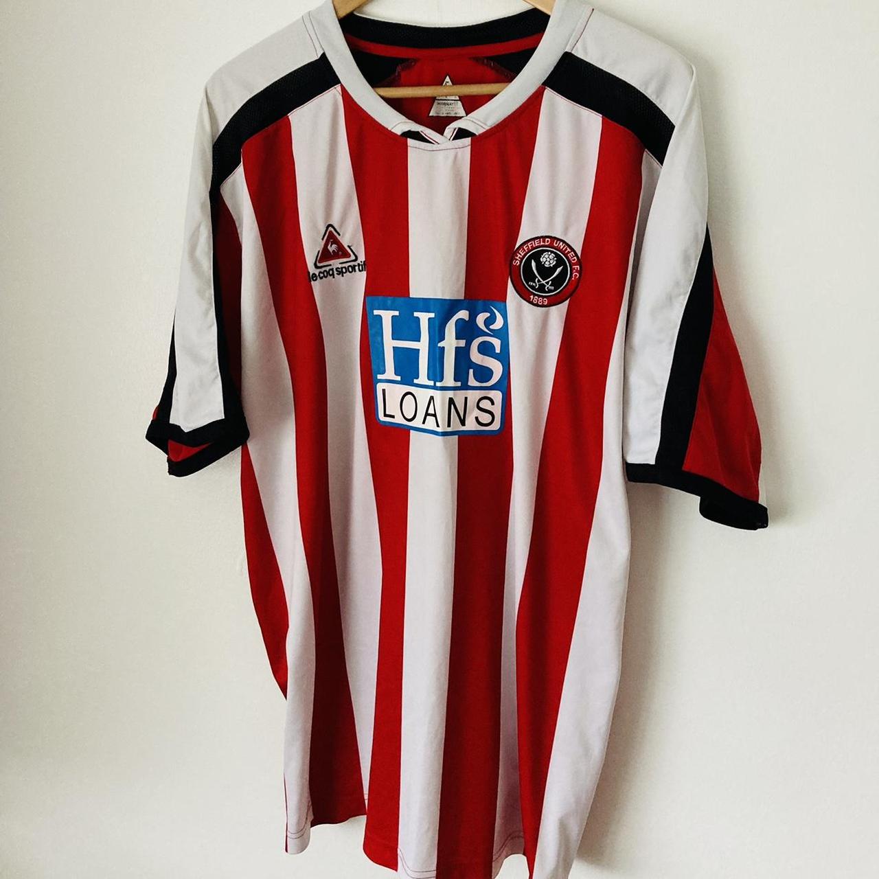 Sheffield United 2005/2006 Red & White Home Football Shirt (XL)