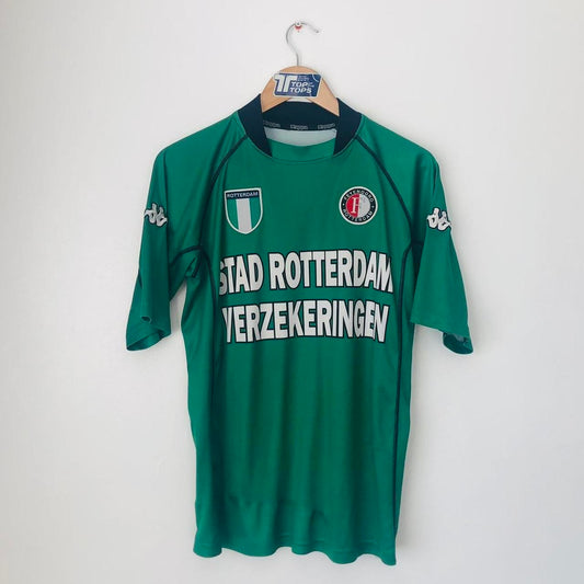 Feyenoord 2002/2003 Green Football Shirt (S)