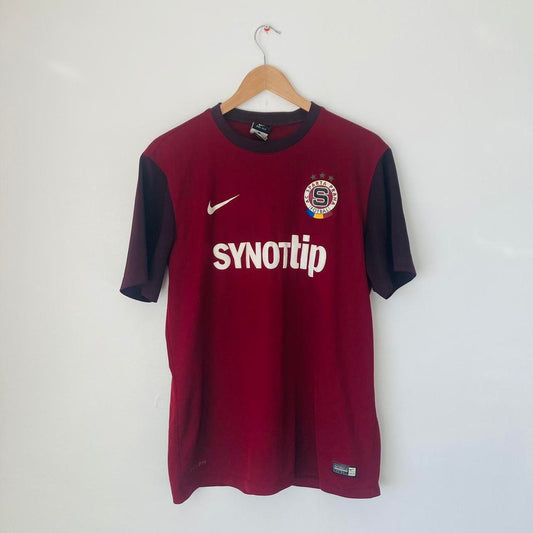 Sparta Prague 2015/2016 Red Home Football Shirt (M)