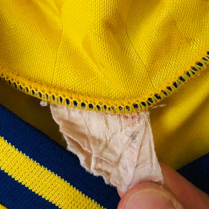 Hellas Verona 1987/1988 Yellow Away Football Shirt (M)