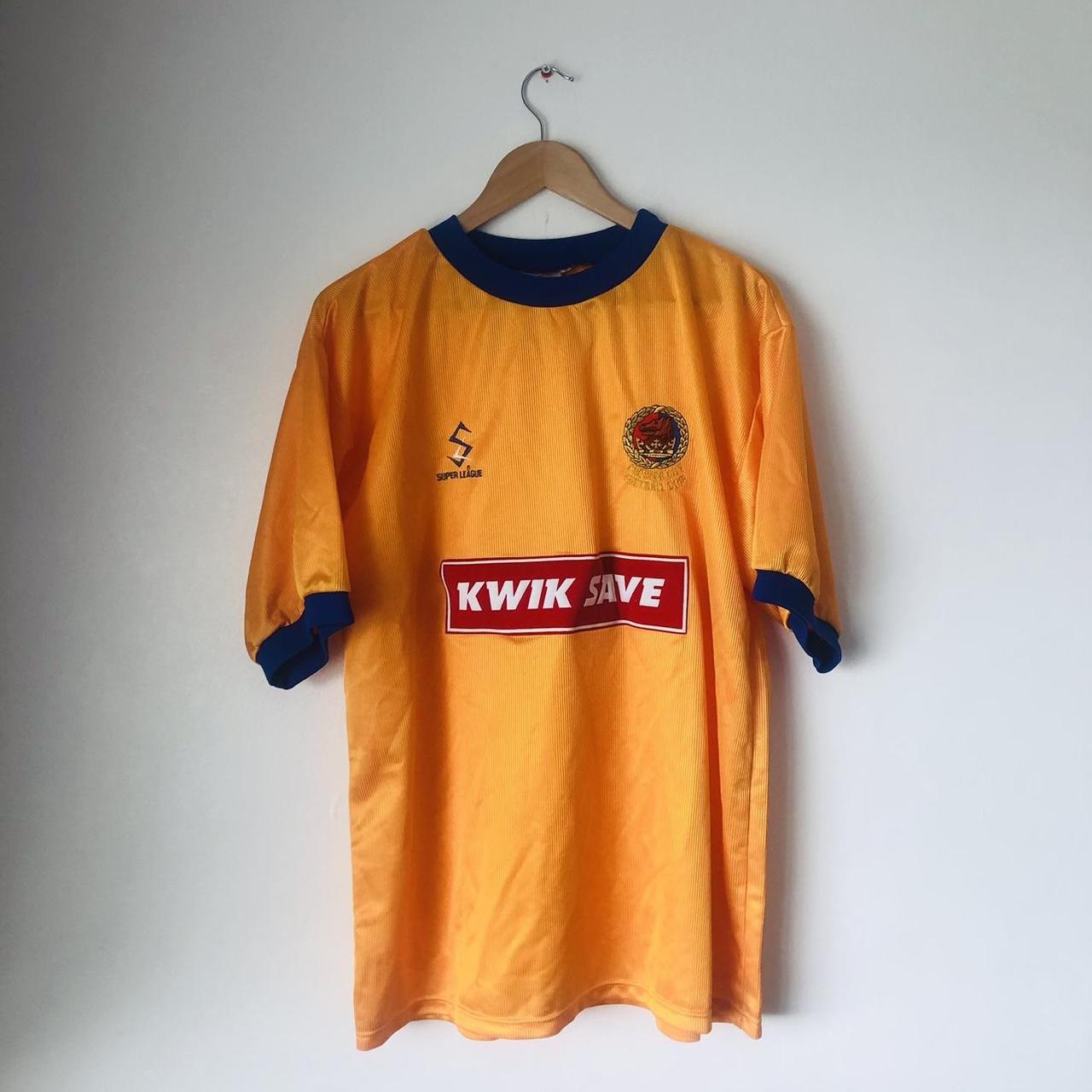 Chester City 1999/2000 Orange Away Football Shirt (XL)