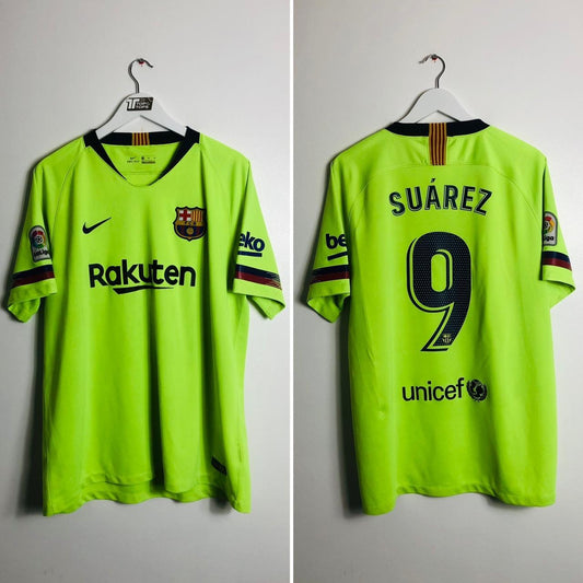 Barcelona 2018/2019 Neon Away Football Shirt (XL)