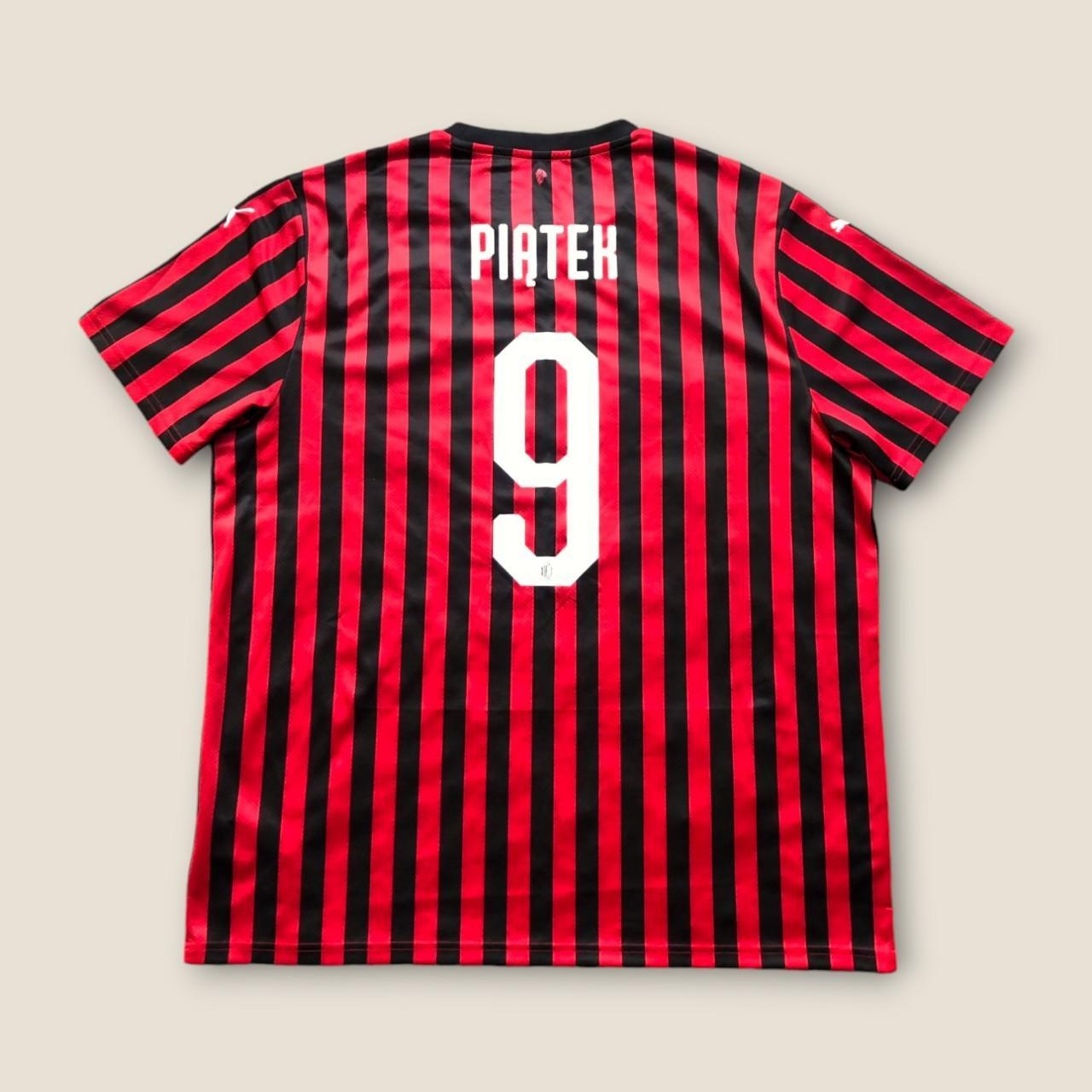 AC Milan 2019/2020 Red & Black Football Shirt (XXL)