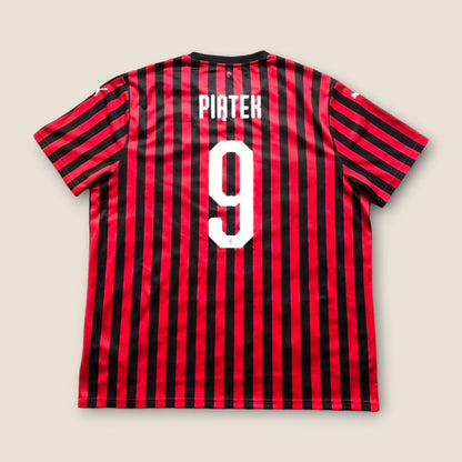 AC Milan 2019/2020 Red & Black Football Shirt (XXL)