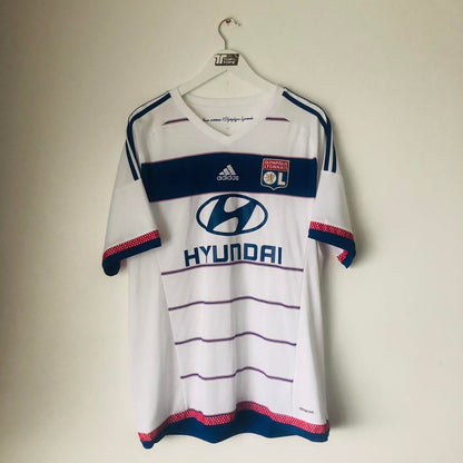 Lyon 2015/2016 White Home Football Shirt (XL)