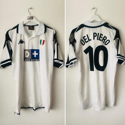 Juventus 1998/1999 White Away Football Shirt (XL)